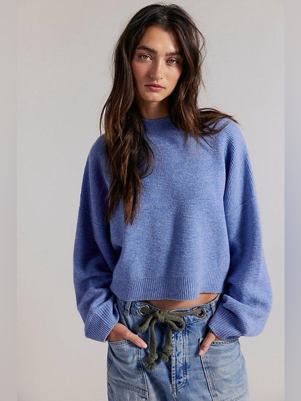 NWT Free People Collette Cashmere Pullover Sweater
